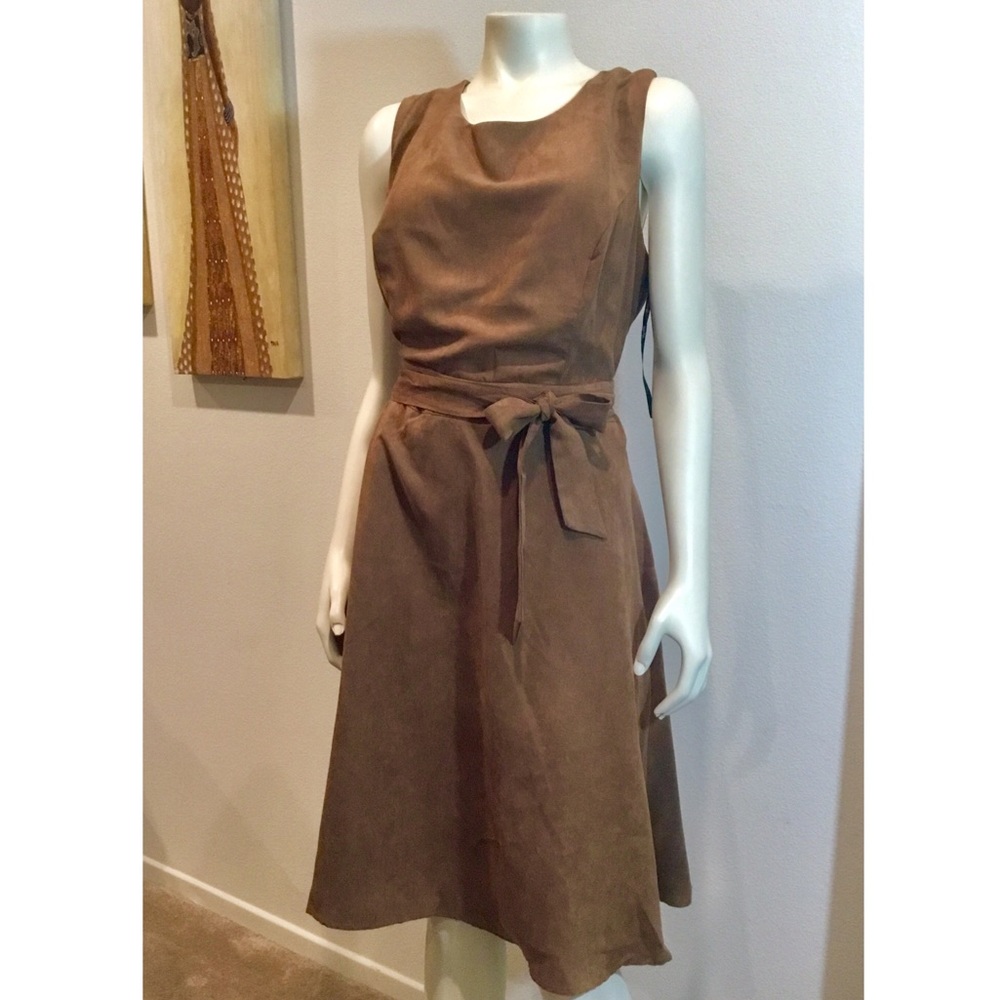 Midi Suede Dress 👗